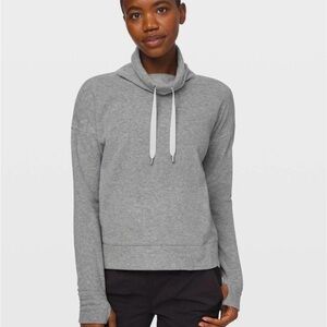 lululemon athletica Gray Cowl Neck Sweater